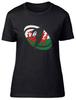 Rugby Wales Fitted Womens Ladies T Shirt
