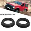 2pcs Front Inner Axle Seal 40533‑01J00 Rubber Black Replacement for Nissan Patrol Y60 Y61