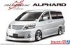 Aoshima Bunka Kyozai The Tuned Car 7 Silk Blaze Alphard Kunststoffmodell (AOSHIMA) Nein. 1/24 MNH/ANH10/15W '05 (Toyota)
