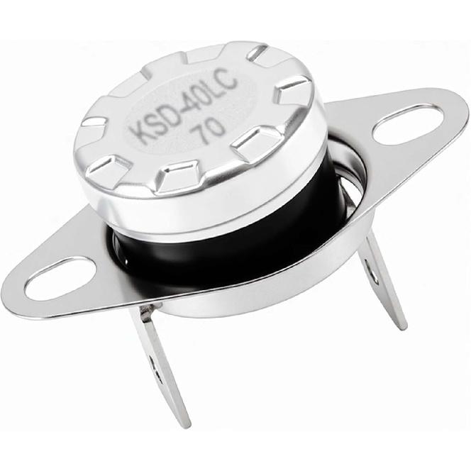 KSD-40LC 70 Normally Closed Thermostat Thermal Fuse Switch, Compatible with GE Microwave