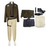 A Rogue One Star Wars Story Chirrut Imwe Cosplay Man Makeup Costume Party Suit