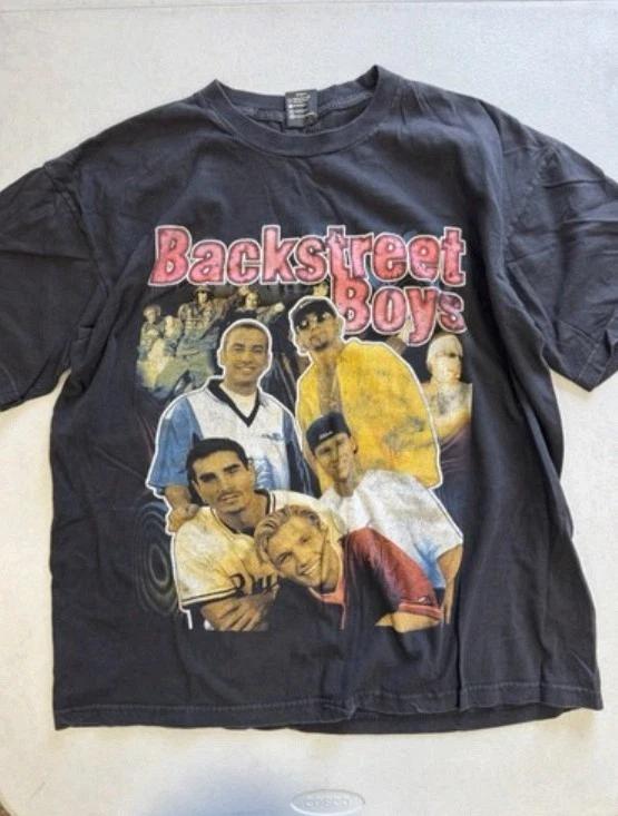 Vintage 90’s Backstreet Boys Double Sided Rap Tee Concert Tour Shirt XXXL