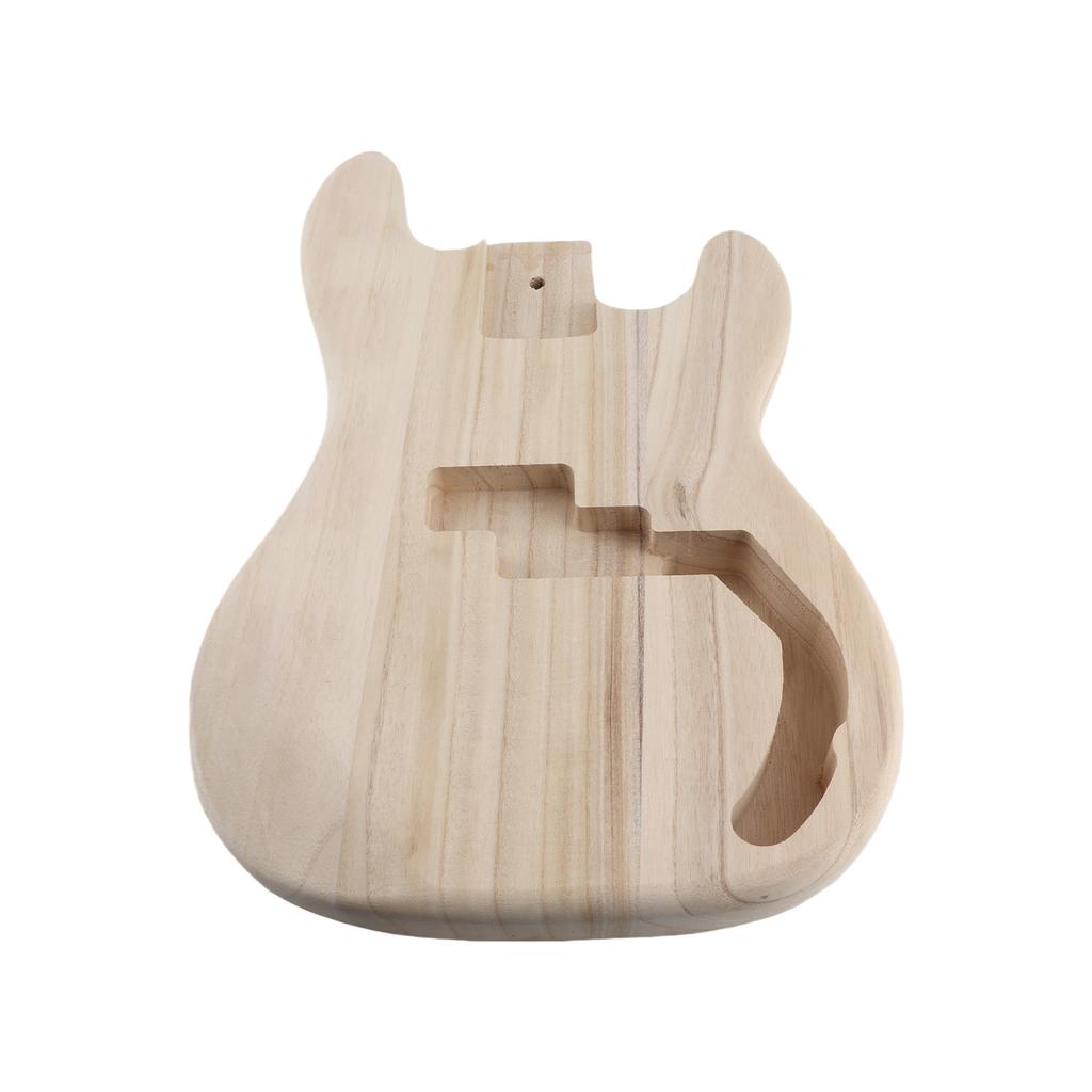 PB T02 Unfinished Electric Guitar Body Sycamore Wood Blank Guitar Barrel for PB Style Bass Guitars DIY Parts