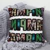 Decorative Cushion Covers Camping Bus Printed Pillow  Home Sofa Throw