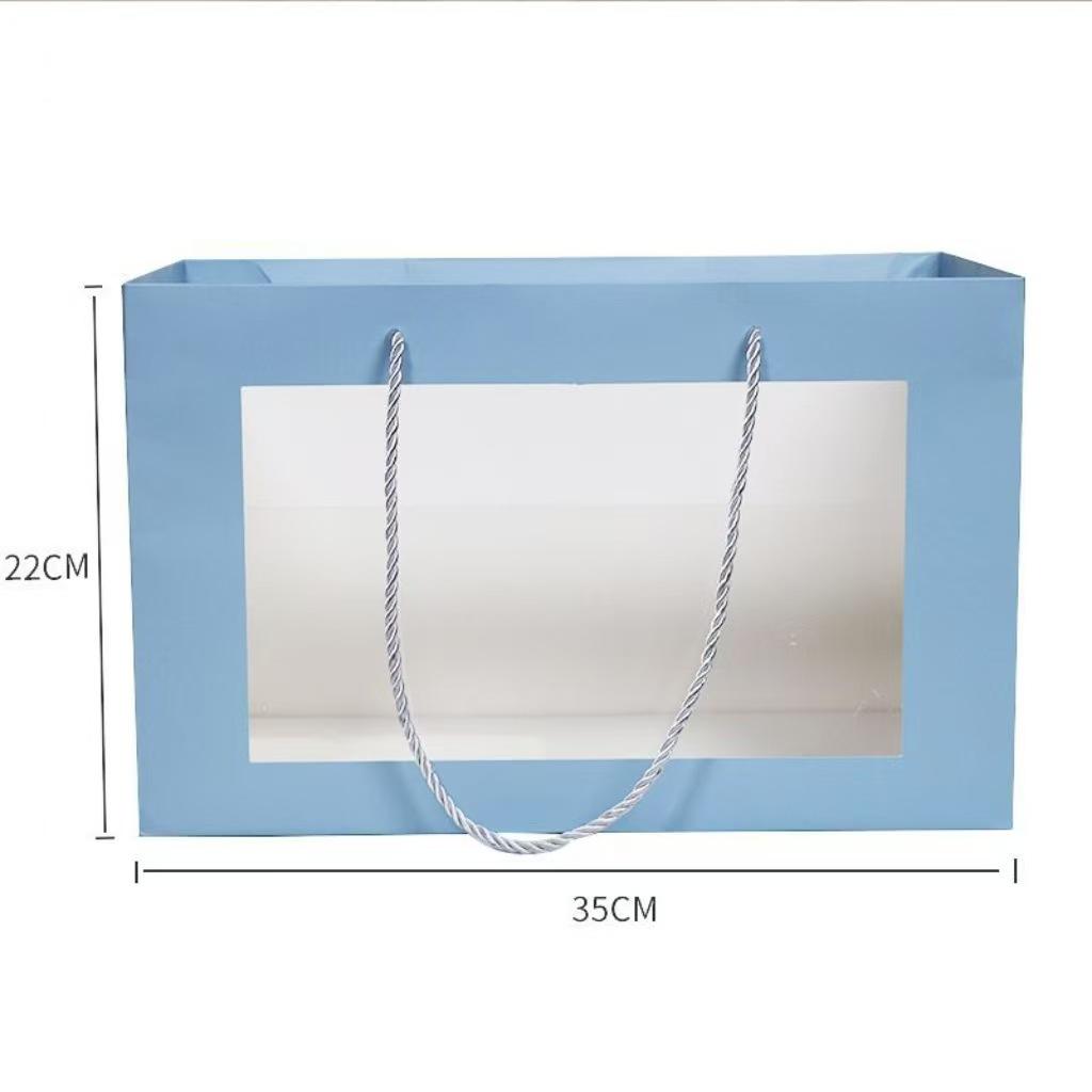 Коробка для бэби-шауэра Цветочная коробка Свадебное торжество Романтический контейнер Упаковочный пакет для подарков Цветочная композиция Колыбель Цветочная корзина Other