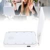 Compact LED Travel Makeup Mirror 2 Sided Magnification Rechargable Portable Handheld Small Lighted Cosmetic Mirror