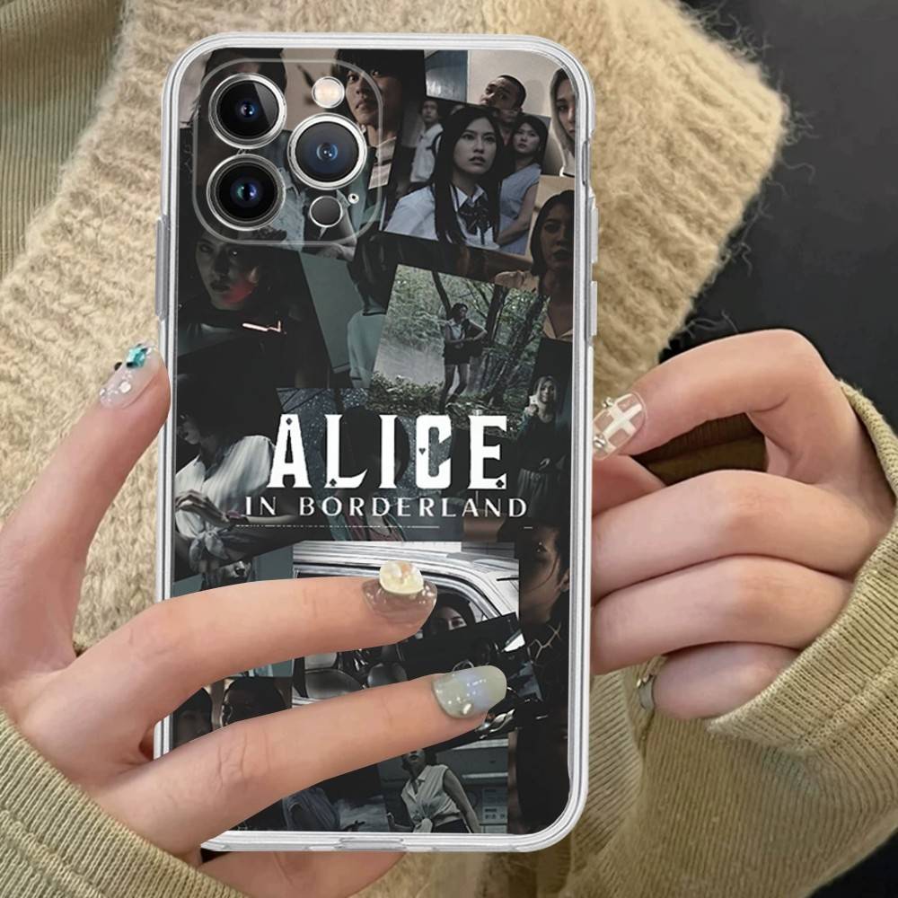 Alice In Borderland TV Suspense Transparent TPU Phone Case For IPhone 17 11 12 13 14 15 16 Pro Max 16 Plus Cover