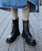 Moodnight Haley Lace-Up Platform Walker Ankle Boots - 3 Colors