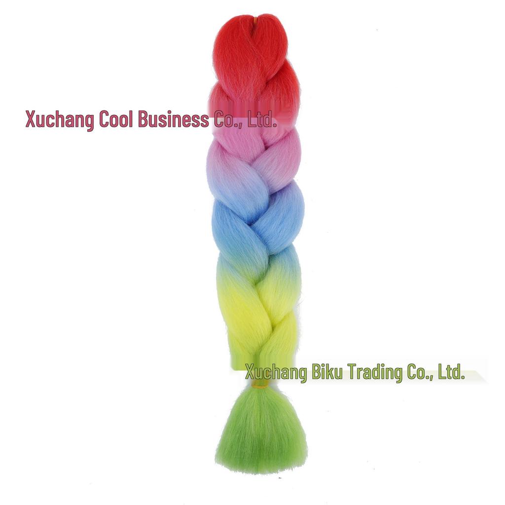 Three, Four, Five-Color Gradient High-Temp Fiber Jumbo Braid Material
