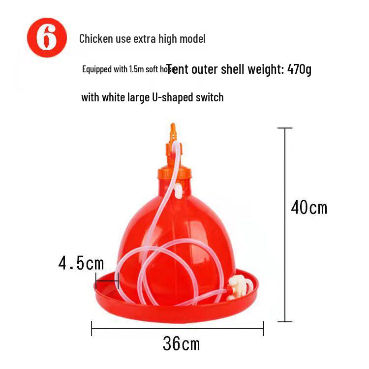 Plasson Automatic Chicken, Duck & Goose Water Drinker & Feeder