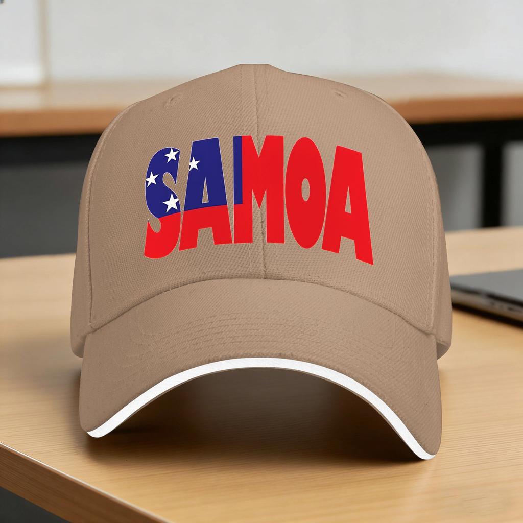 Samoa Flag Casual Baseball Cap Outdoor Gym Trucker Hat Summer Adjustable Men Adult Y2k Funny Baseball Caps