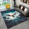 Retro L-Linkin Park Rock Band Carpet Rug for Playroom Bedroom Living Room Sofa Home Decor,kid Game Area Rug Non-slip Floor Mat