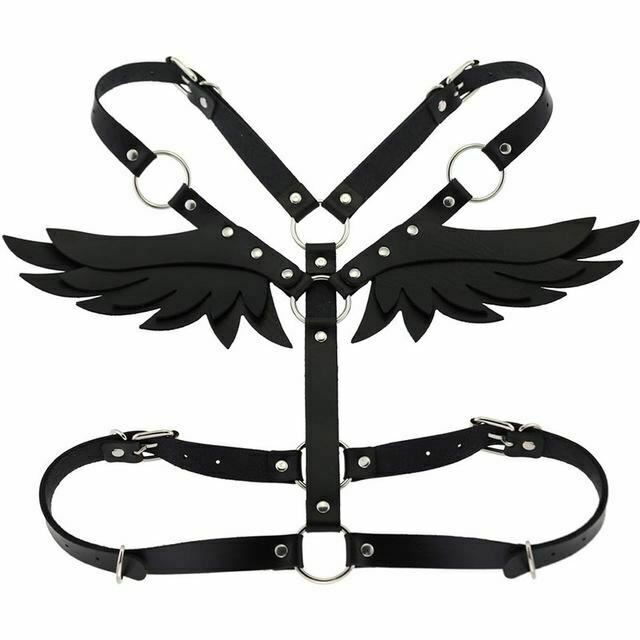 Angel Wings Body Harness 16 Colours Fetish Clothing Clothing