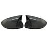 For Renault Megane 4 MK4 2016-2020 Carbon Fiber Look Side Mirror Cover Cap ABS Car Exterior Accessories Left Right
