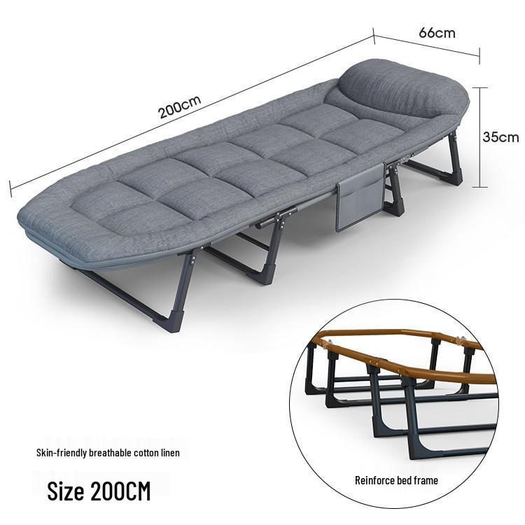 Ruishida Folding Nap Bed for Office, Hospital, and Outdoor Use