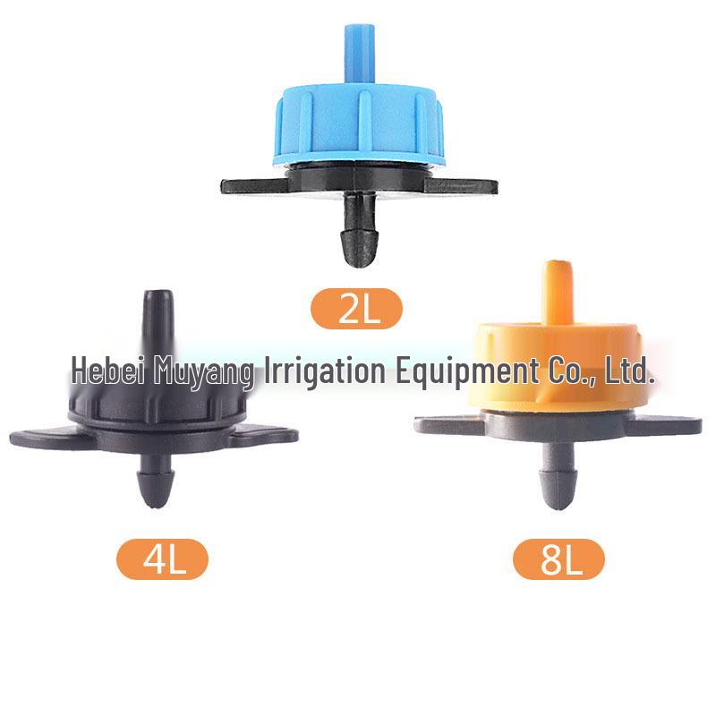 Pressure Compensating Drip Emitter for Agriculture and Fruit Trees