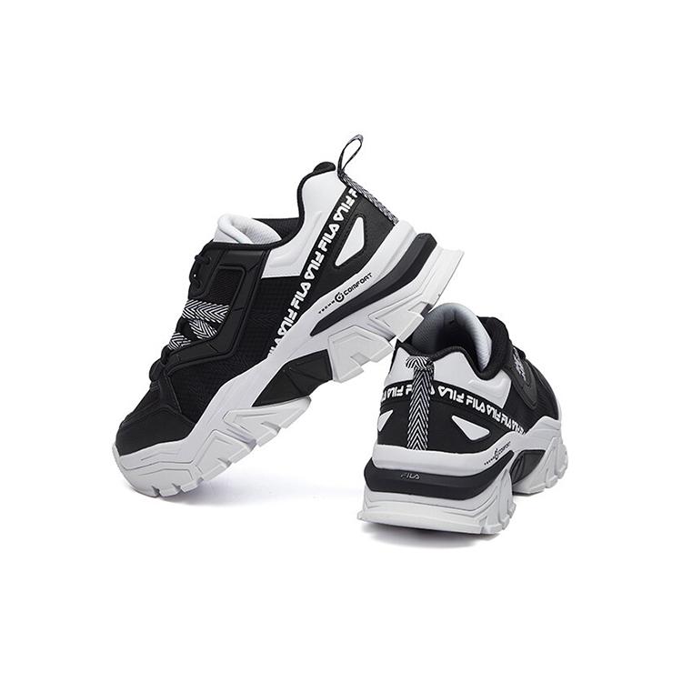 New FILA Buffer Low Running Shoes Black/White Women's F12W114119FBK