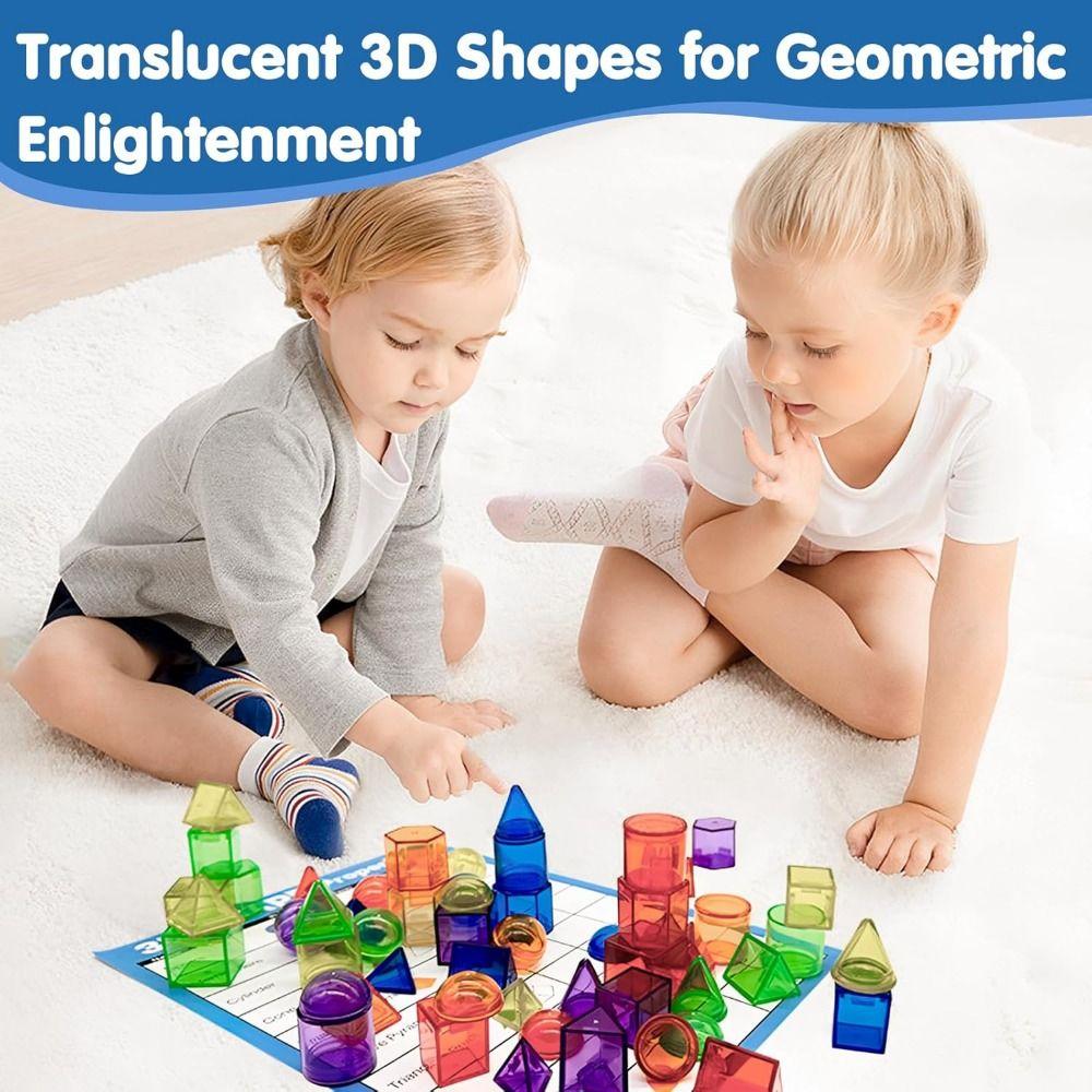 Translucent Kid Montessori Toy Creative Sensory Learning Toy Montessori Table Toys  Home Playroom