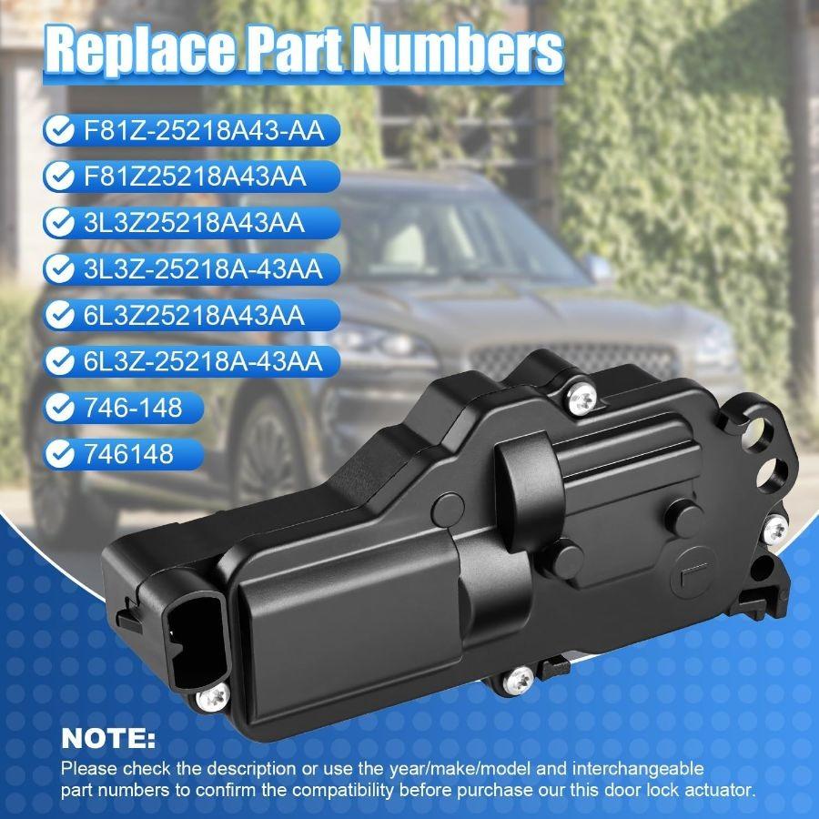 Power Door Lock Actuator Left Driver Side Compatible with F150 F250 F350 F450 F5