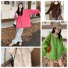 Large Size 2025 Autumn New Sweater Cardigan Soft, Sweet,Fashionable Loose Knit Jacket Top Women's Clothing