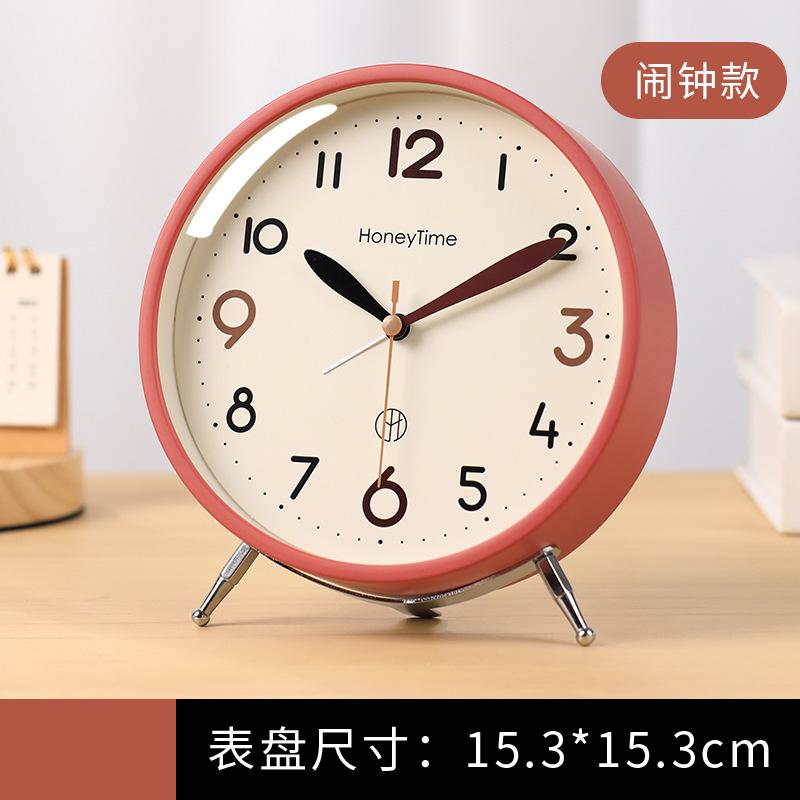 Clock living room 1011 new desktop clock pendulum desktop large clock placement home electronic alarm clock ornament