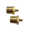 Male Thread Battery Post Adapter Automotive Positive and Negative Battery Terminals Charging Post Connector Brass
