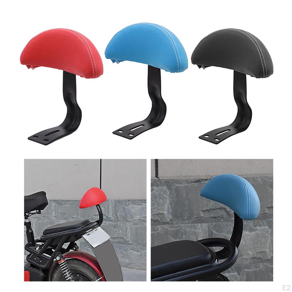 Backrest Cushion Safety Pad for Electrical Car Motorcycle Electric Bicycle Rear