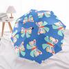 1pc Butterfly PatternAutomatic Open/close Folding Umbrella, Compact Portable Travel Umbrella, Perfect Birthday/Holiday, Cute Umbrella y044