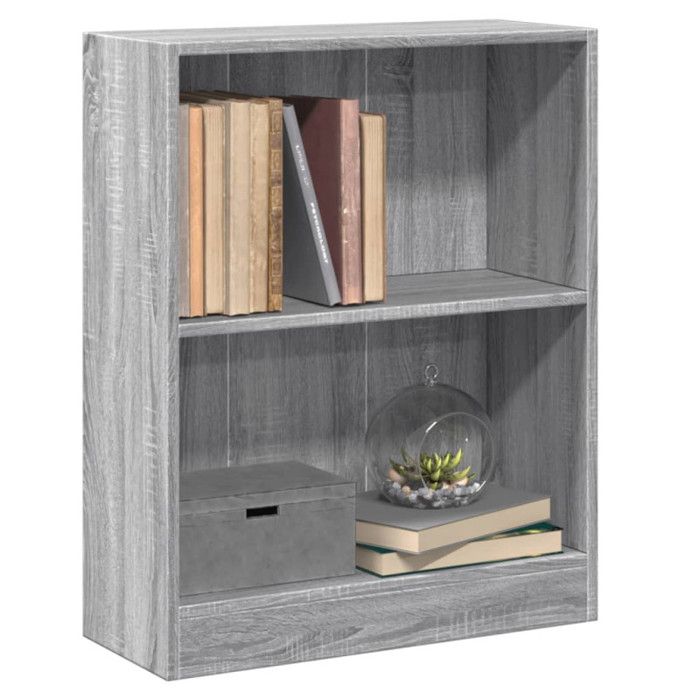 VidaXL Bibliothèque Sonoma gris 60x24x74,5 cm Bois d'ingénierie 815085