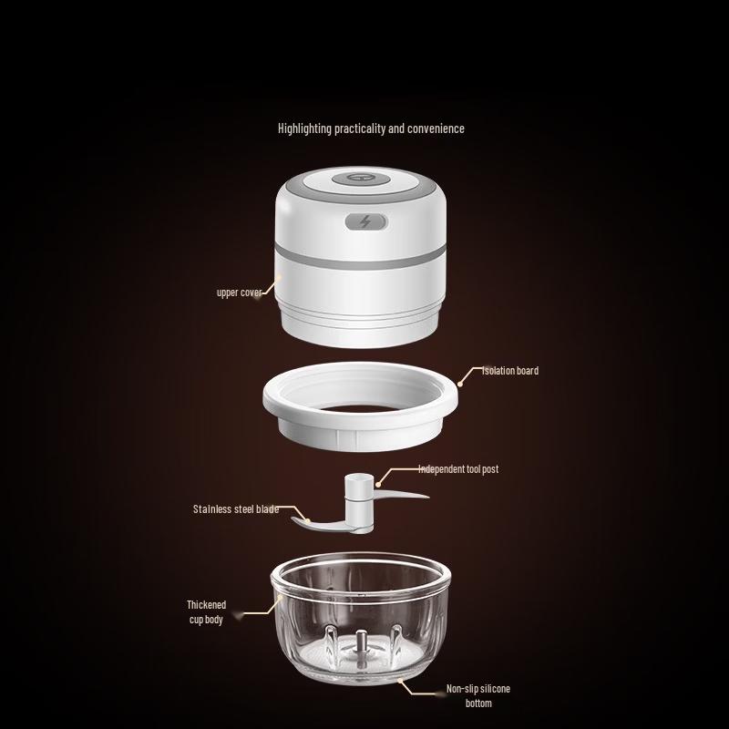 Lilang Mini Wireless Electric Garlic Chopper
