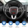 Steering Wheel Decoration Protective Cover For Dodge Charger For Challenger 2015 Up For Dodge Durango 2014 Up  Interior Accessories