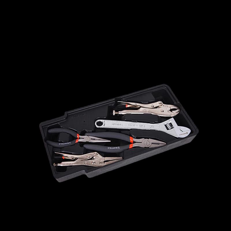 Gangdun 5-Piece Adjustable Wrench & Locking Pliers Set