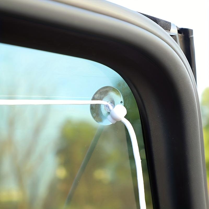 1pc Car Sunshade Curtain, UV Safeguard Suction Cup Shade Cloth, Universal Privacy Sunscreen Heat Insulation Curtain