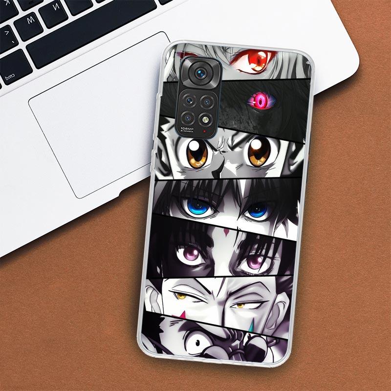Anime Comic Manga Eyes Phone Case For Xiaomi Redmi Note 13 12 12S 11 11S 10 10S 9 9S 11T 11E Pro Plus 8 8T 7 + Coque Cover