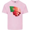 Curled Portugal Flag Portuguese Day Football Unisexs Light Cotton TShirt