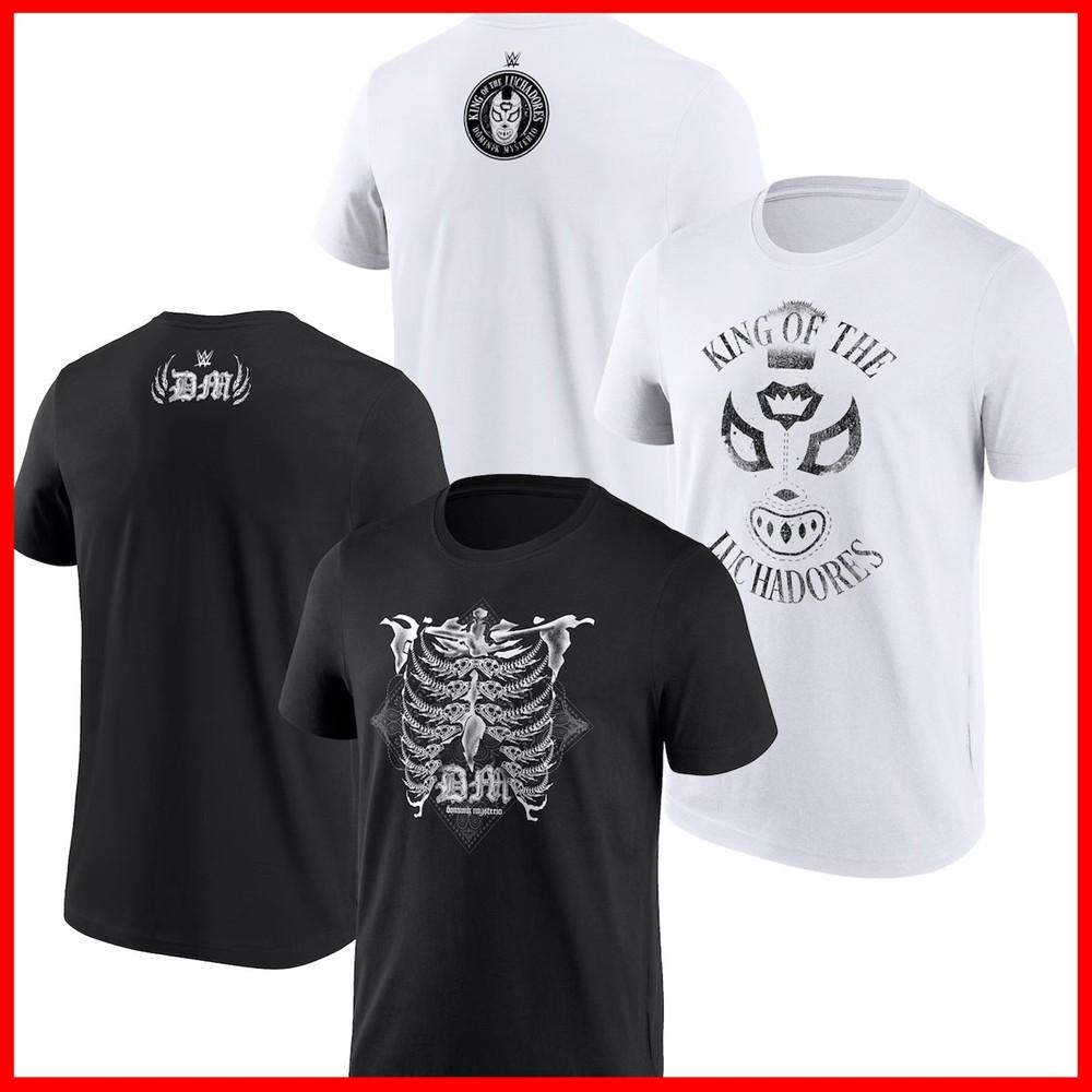 

HOT 2025 Dominik Mysterio Bandana Rib Cage Both Side T Shirt Gift For Fans 4XL