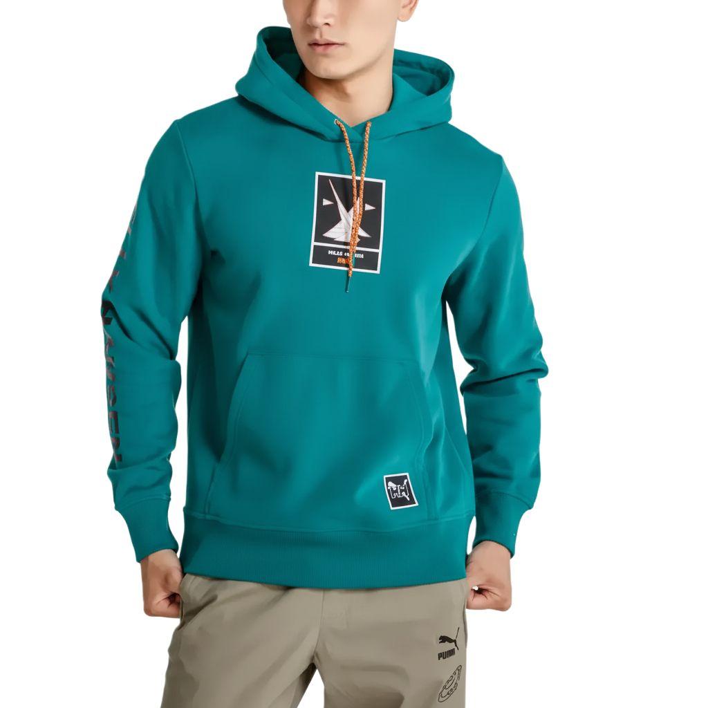 Puma X Helly Hansen Fleece Lined Warm Sports Hoodie Men hoodies 597083-98 XS