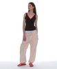 PARTIMENTO WOMEN Double Waist Parachute Pants_Pink