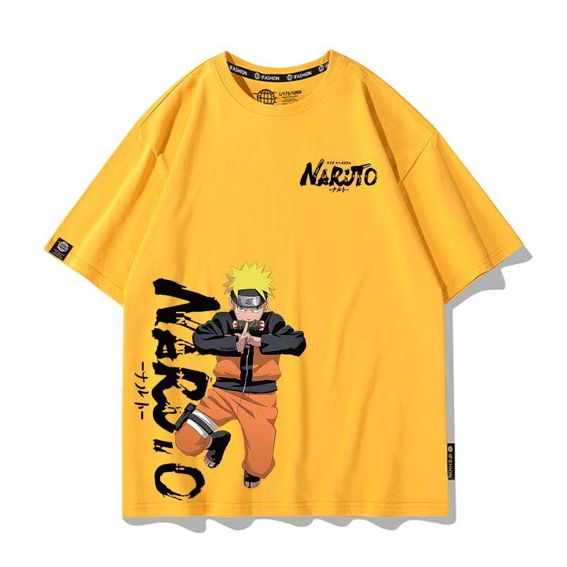 Men's Naruto Anime Graphic T-Shirt, Sasuke Uchiha & Pain Akatsuki Oversized , Summer Loose Fit Casual Streetwear for Boys&Girls