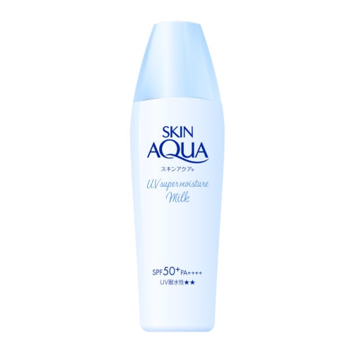 Skin Aqua Super Feuchtigkeits-UV-Milch 40ml (UV mit Hyaluronsäure, schweißresistente Milch, SPF50+ PA++++)