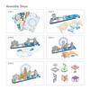 ASSYME Cubic Fan 3D Puzzle Craft Kit, No Glue or Tools Required, London, MC253h