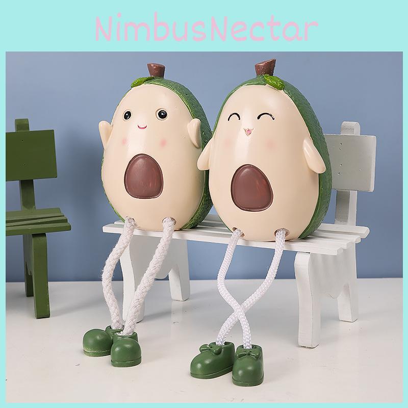 Feet Avocado Hanging Doll Ornament With Resin Material For Room Decor And Gifts