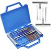Emergency Tire Repair Kit: Vacuum Patches & Rubber Strips for Cars, Motorcycles, & EVs