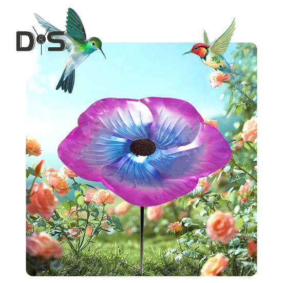 Vogelbad mit Metallpfahl, einfache Installation, wetterbeständig, höhenverstellbar, für den Außenbereich, Vogelfutterständer, Dekoration