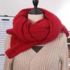 Simple Men Wool Scarf Solid Color Coldproof Scarf High Quality Winter Cashmere Scarf  Males