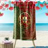 Royal Emblem Background beach towel beach Beach towel for vacation photos Outdoor pool towel quick-drying swim towel Absorbent bath towel Comfort