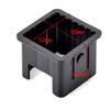 Black Plastic Square Tube Sleeve Diameter Plastic Square Tube Sleeve Approx