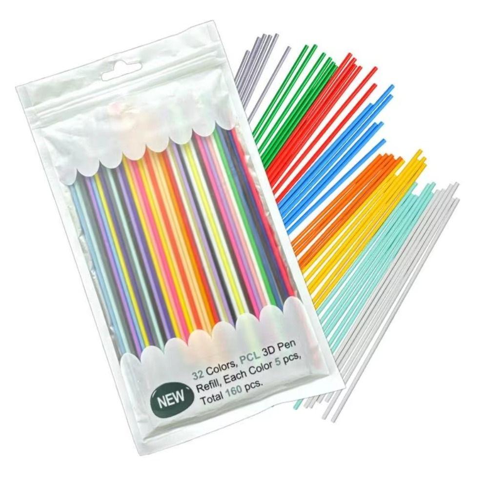 PCL Material 3D Pen Replace Refills Low Temperature 3D Printing Refill  3D Pen Accessories
