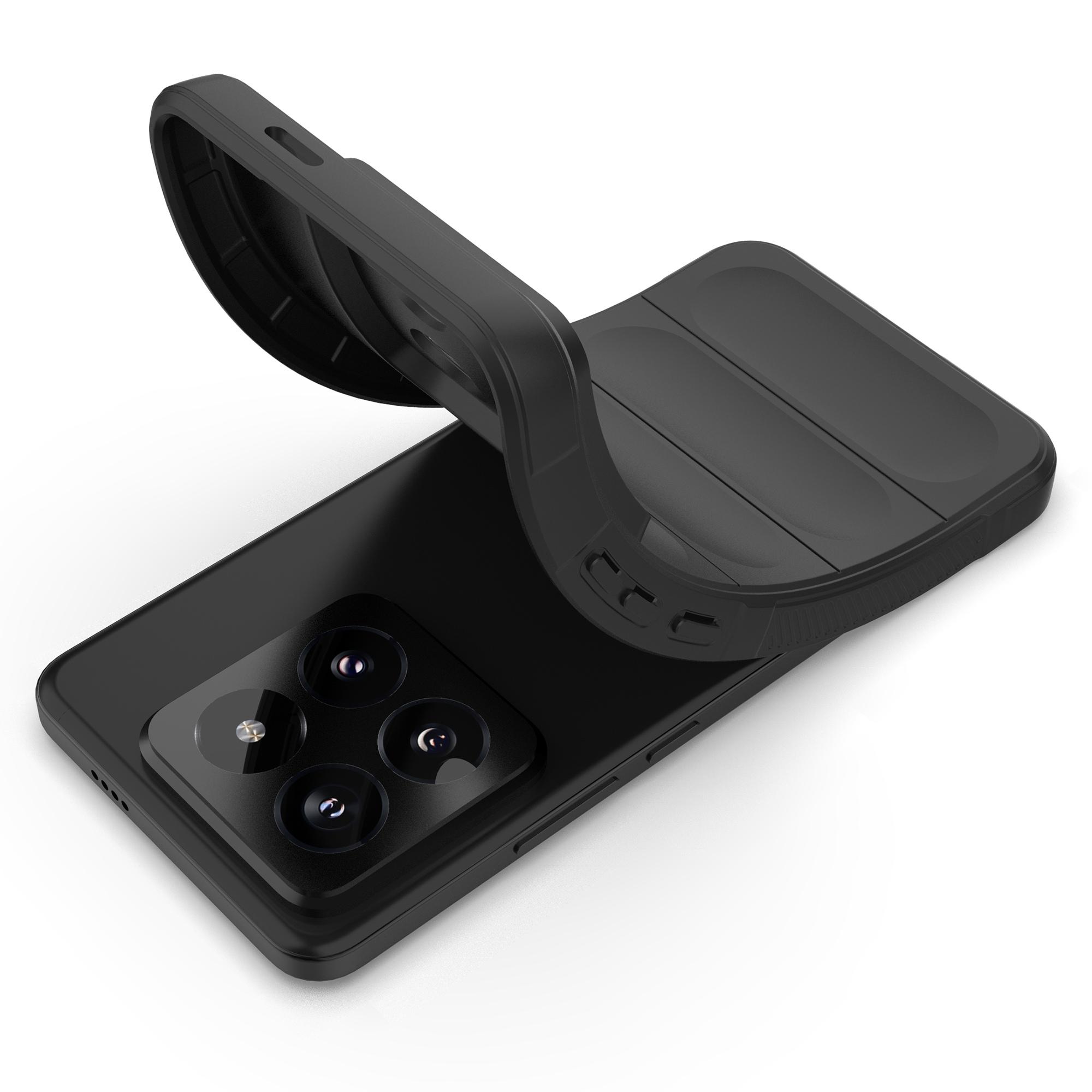 

For Xiaomi 14 Pro Case Shock-absorbing Rugged Phone TPU Cover Black