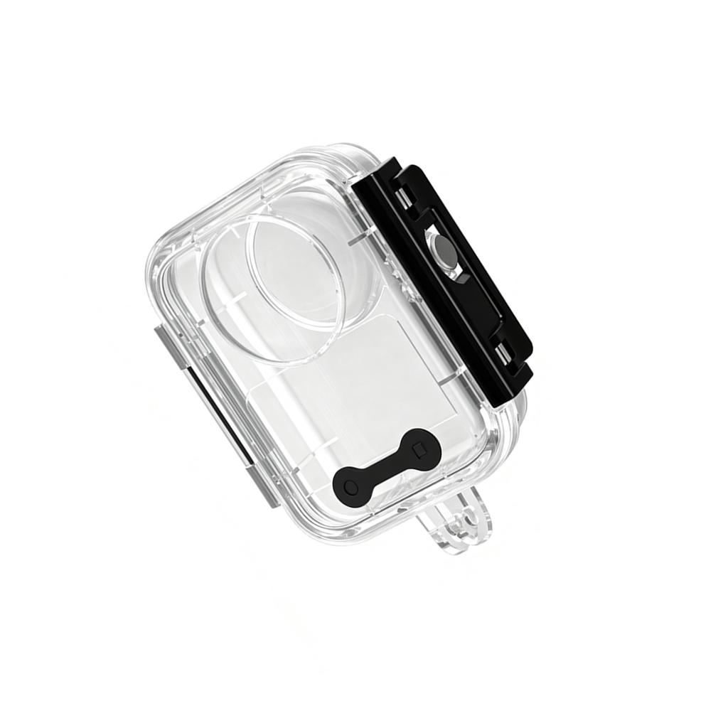 Full Coverage Camera Waterproof Shell 144FT Depth PC Construction Quick Release Mechanism for 360 Camera Diving Case